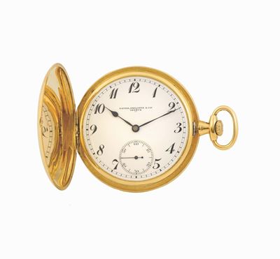 Patek Philippe, Geneve, Cassa No. 282177, Movimento No. 184785, Orologio da Tasca in Oro Giallo 1...