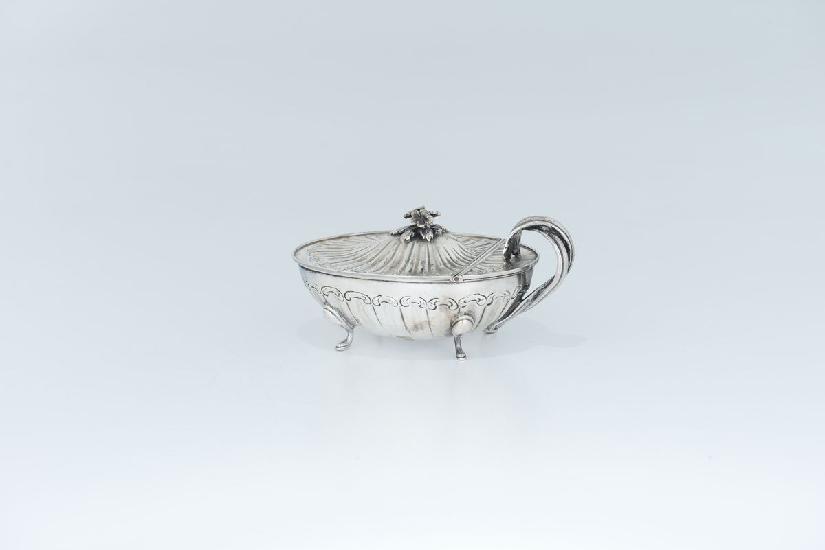 Formaggiera in Argento, XIX-XX Secolo