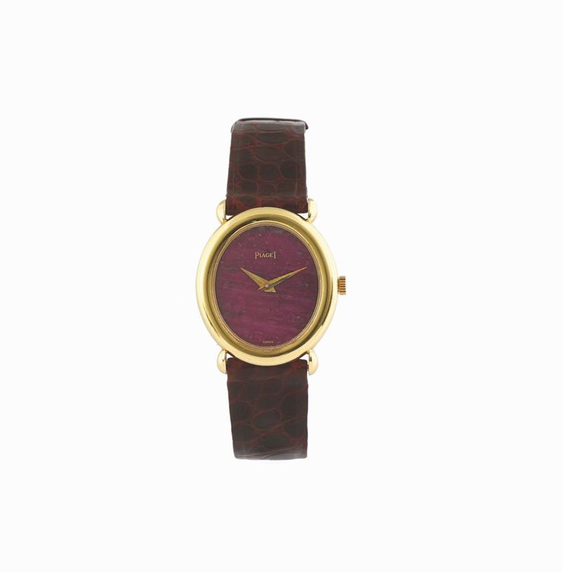 PIAGET, case No. 377263, Ref. 9812, 18K yellow gold lady's wristwatch with an 18K yellow gold buckle. Made in the 1990's.  - Auction Watches and Pocket Watches - Cambi Casa d'Aste