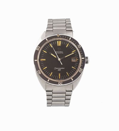 Omega, Seamaster, Automatic 120, Ref. 166.027, Orologio da Polso, in Acciaio, di Forma Tonneau, I...