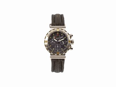 Eberhard&co., Frecce Tricolore, Orologio da Polso, al Quarzo, in Acciaio, Cronografo con Fibbia O...
