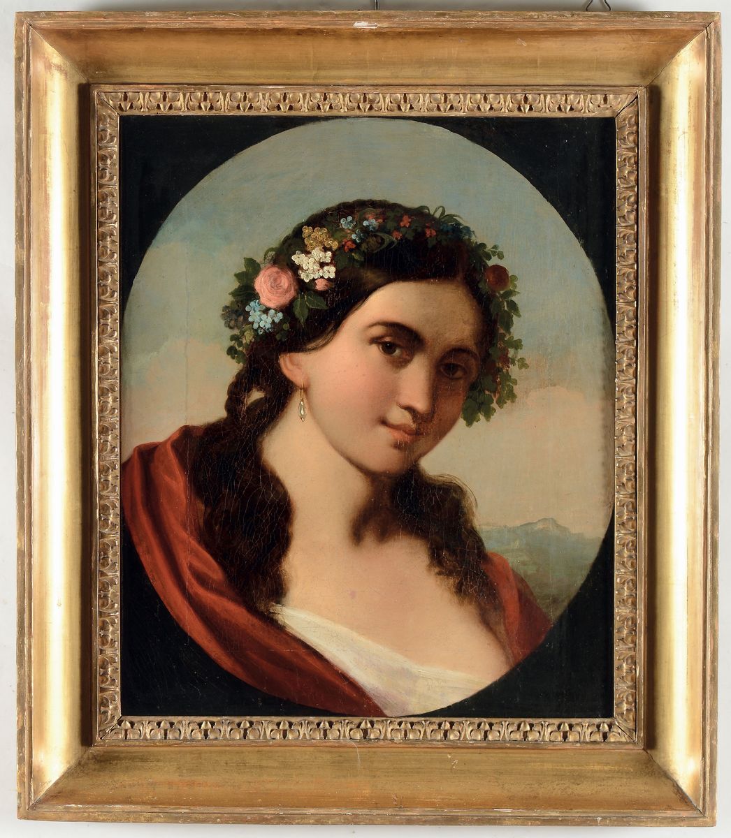 Anonimo del XIX Secoloquattro Ritratti di Donna Rappresentanti le Quattro Stagioni, 1830