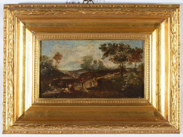 Scuola Veneta del XVIII secolo Paesaggi di montagna