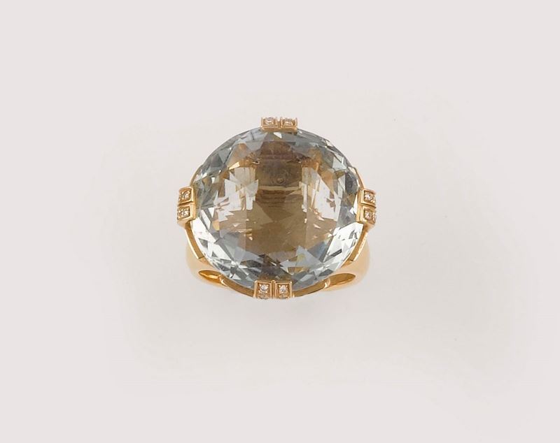 A prehnite ring. Bulgari  - Auction Jewels - II - Cambi Casa d'Aste