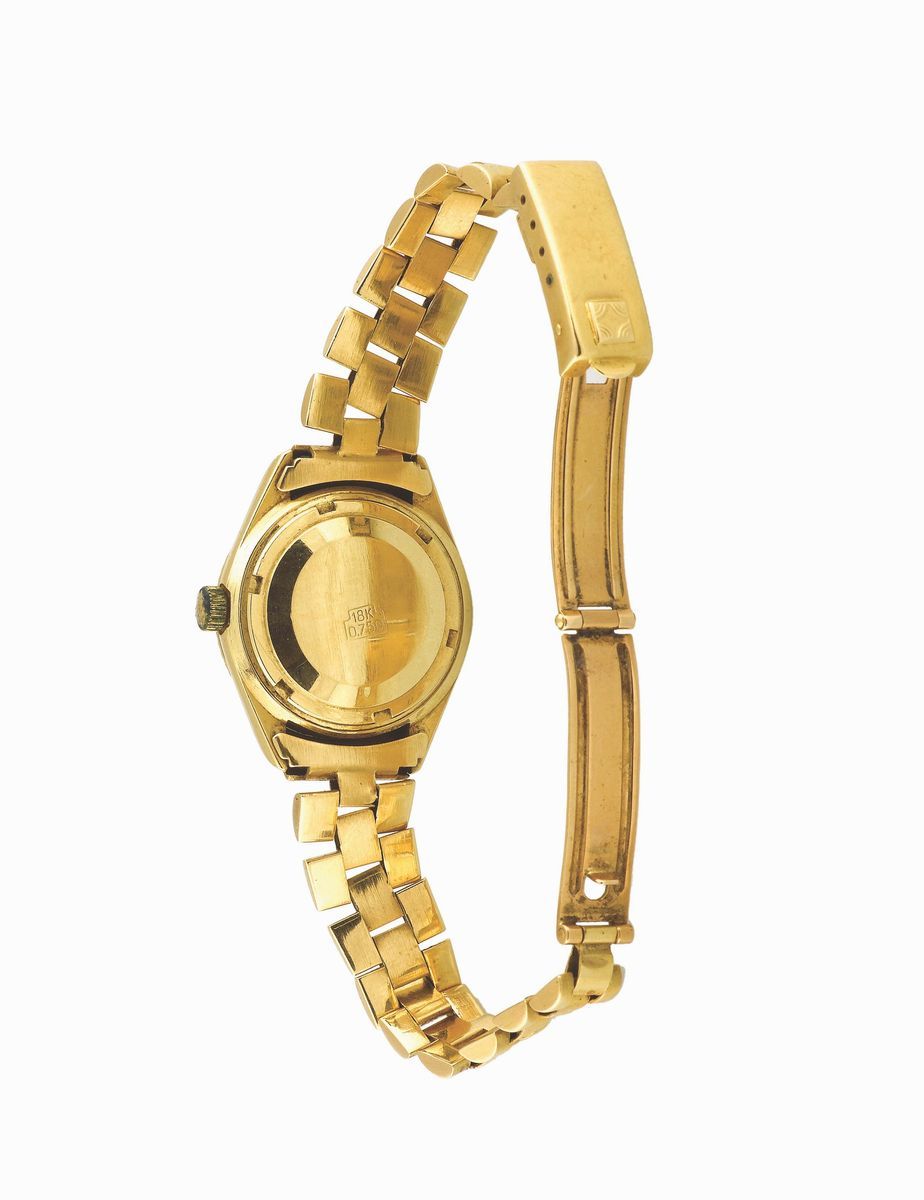 Zenith, Orologio da Polso, da Donna, Automatico, Impermeabile, in Oro Giallo 18k con Bracciale in...