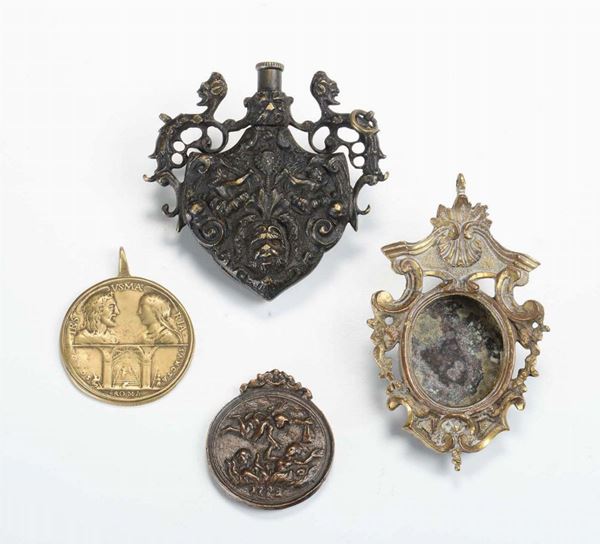 Lotto di medaglie e placchette, XIX secolo