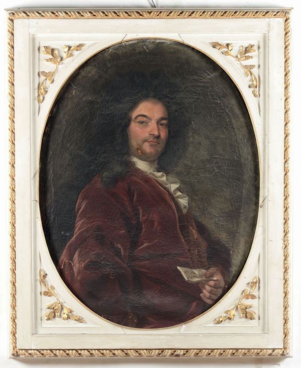Giovanni Maria Delle Piane detto Il Mulinaretto (Genova 1660 - Monticelli d'Ongina 1745) Ritratto di gentiluomo