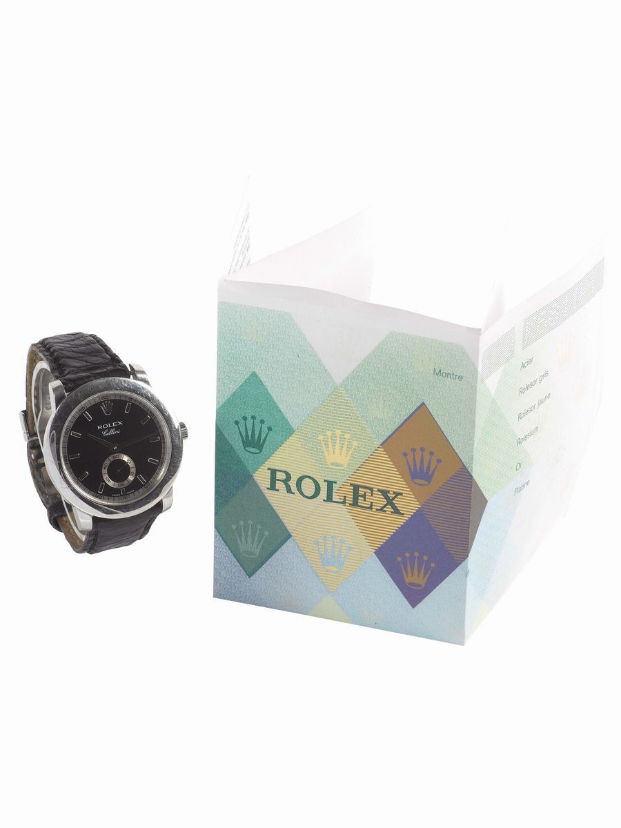 Rolex, Cellini, Cellinium, Cassa No. K68114, Ref. 5241/6, Orologio da Polso, in Platino con Chius...