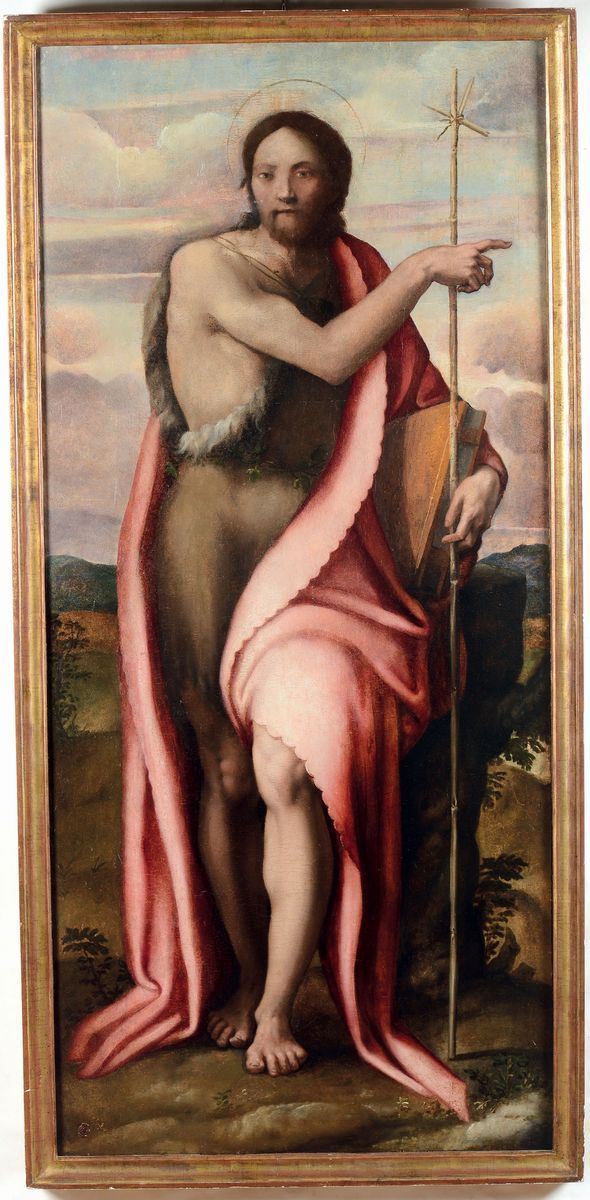 Manierista Toscano del XVI secolo San Giovanni Battista