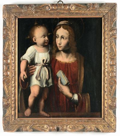 Bernardino Luini (dumenza 1481 - Milano 1532), Seguace Dimadonna con Bambino