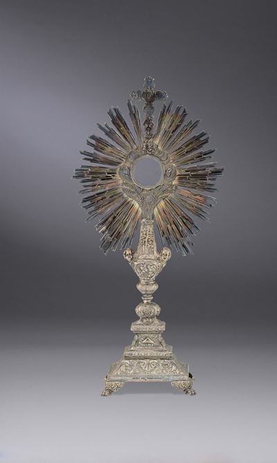 Ostensorio in Argento, Francia Seconda Metà del XIX Secolo
