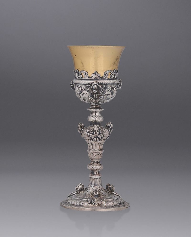 A silver goblet, Lombardy, 18th century.  - Auction Silver Collection - Cambi Casa d'Aste
