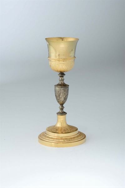 Calice in Rame e Argento Dorati, Stati Vaticani 1784