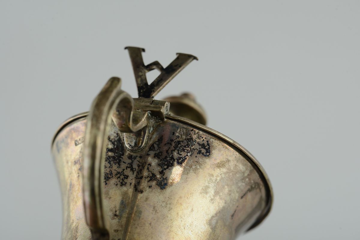 Due Ampolle per Eucarestia in Argento, XVIII Secolo