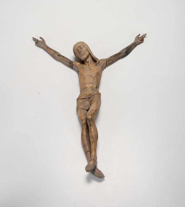 Cristo crocifisso in legno