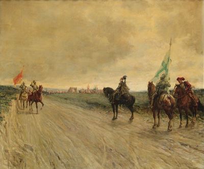 Giovanni Giani (1866-1937)episodio Storico in Abiti Cinquecenteschi, 1929