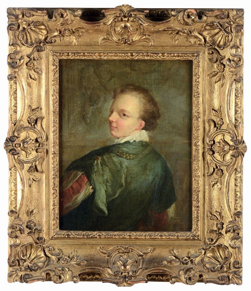 Scuola Francese del XVIII secolo Ritratto di fanciullo  - Auction Old Masters Paintings - Cambi Casa d'Aste
