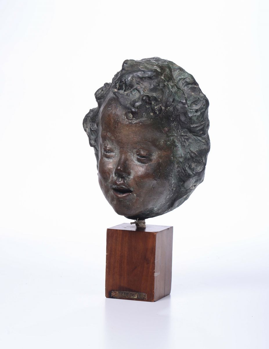 Francesco Falcone (1892-1978)testa di Fanciullo