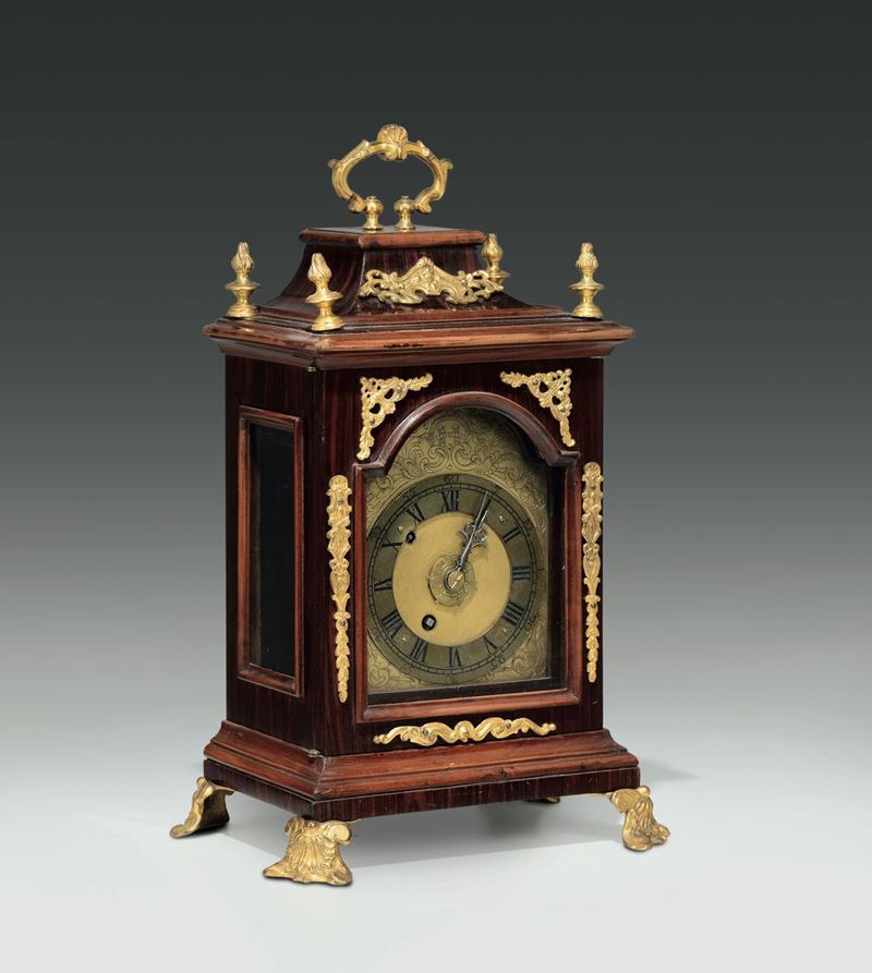 Piccola pendola da tavolo, Roma, XVIII secolo  - Auction Important Artworks and Furnitures - Cambi Casa d'Aste