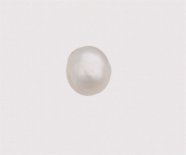 Unmounted natural pearl. CISGEM report