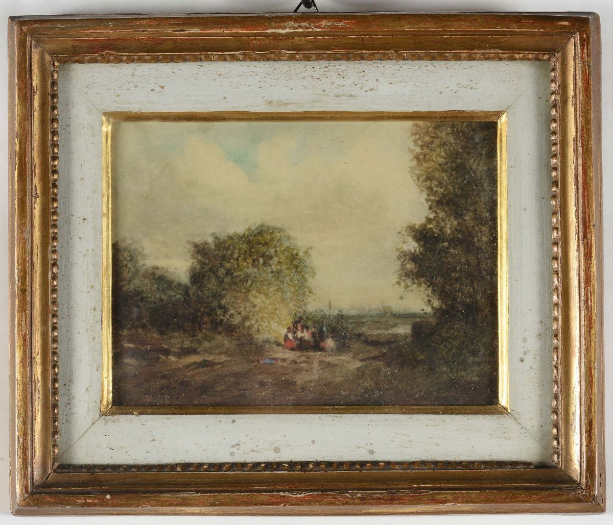 Jean Baptiste Camille Corot (1796-1875), Copia Dapaesaggi Boscosi con Figure