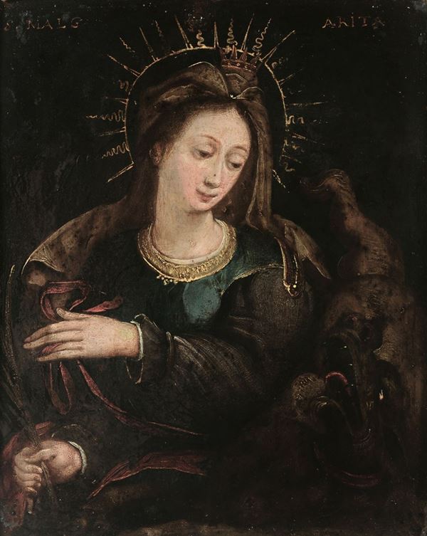Pittore Fiammingo del XVII secolo Madonna