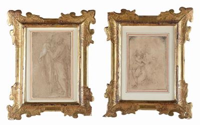 Scuola Bolognese del XVIII Secolostudio di Fregio con Putti