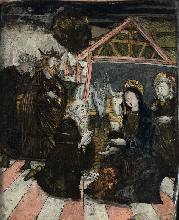 Artista nordico del XVII secolo Natività
