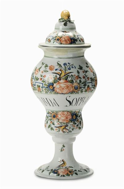 Grande Vaso Nove, Bottega degli Antonibon , Seconda Metà del XVIII Secolo