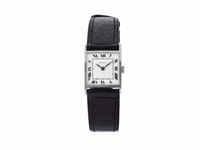 Juvenia, Cassa No. 690936, Ref. 7342x, Orologio da Donna , di Forma Quadrata, in Oro Bianco 18k c...