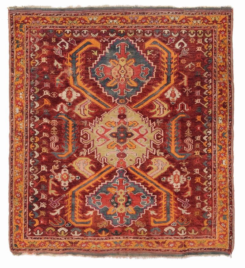 Tappeto anatolico, inizio XX secolo  - Auction Fine Art - Cambi Casa d'Aste