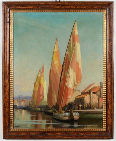 J. Kron (XIX-XX Secolo)darsena di Viareggio