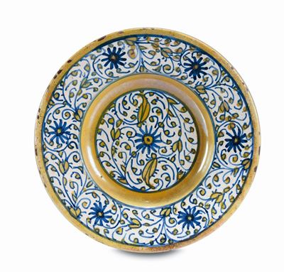 Piatto Deruta a Lustro, XVI Secolopiatto Deruta, Bottega della Prima Metà del XVI Secolo Maiolica...