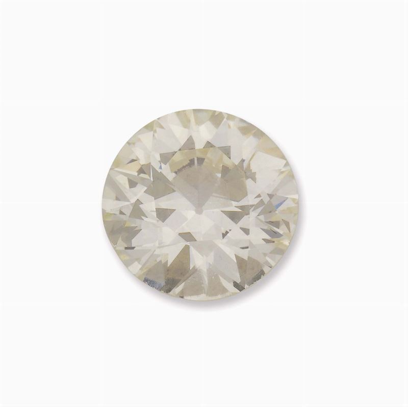 Umounted old-cut diamond weighing 6,92 carats. R.A.G. report  - Auction Fine Jewels - I - Cambi Casa d'Aste