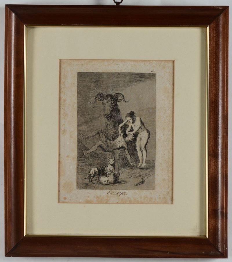 Francisco Goya Y Lucientes (1746-1828) Ensayos  - Asta Antiquariato - Cambi Casa d'Aste