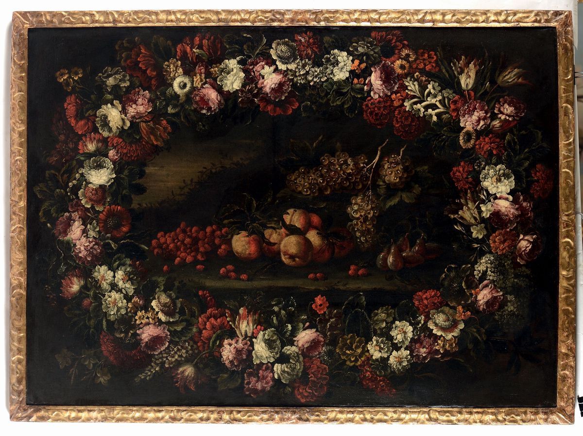 Pier Francesco Cittadini (milano 1616 - Bologna 1681) Detto il Milanesecoppia di Nature Morte con...