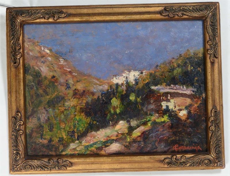 Giancarlo Cazzaniga (1930) Paesaggio  - Auction 19th and 20th Century Paintings - Cambi Casa d'Aste