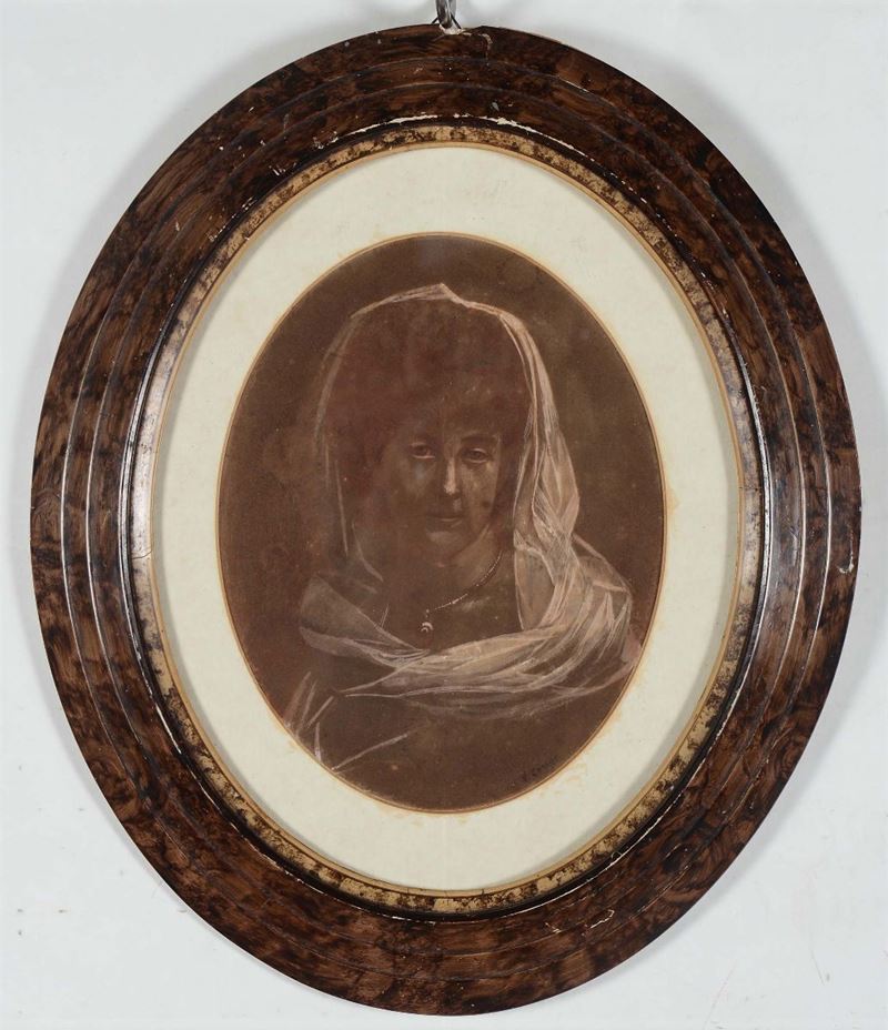 Anonimo del XIX secolo La popolana  - Auction Paintings online auction - Cambi Casa d'Aste