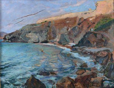 Filippo Martori Savini (1877-1952)coppia di Vedute