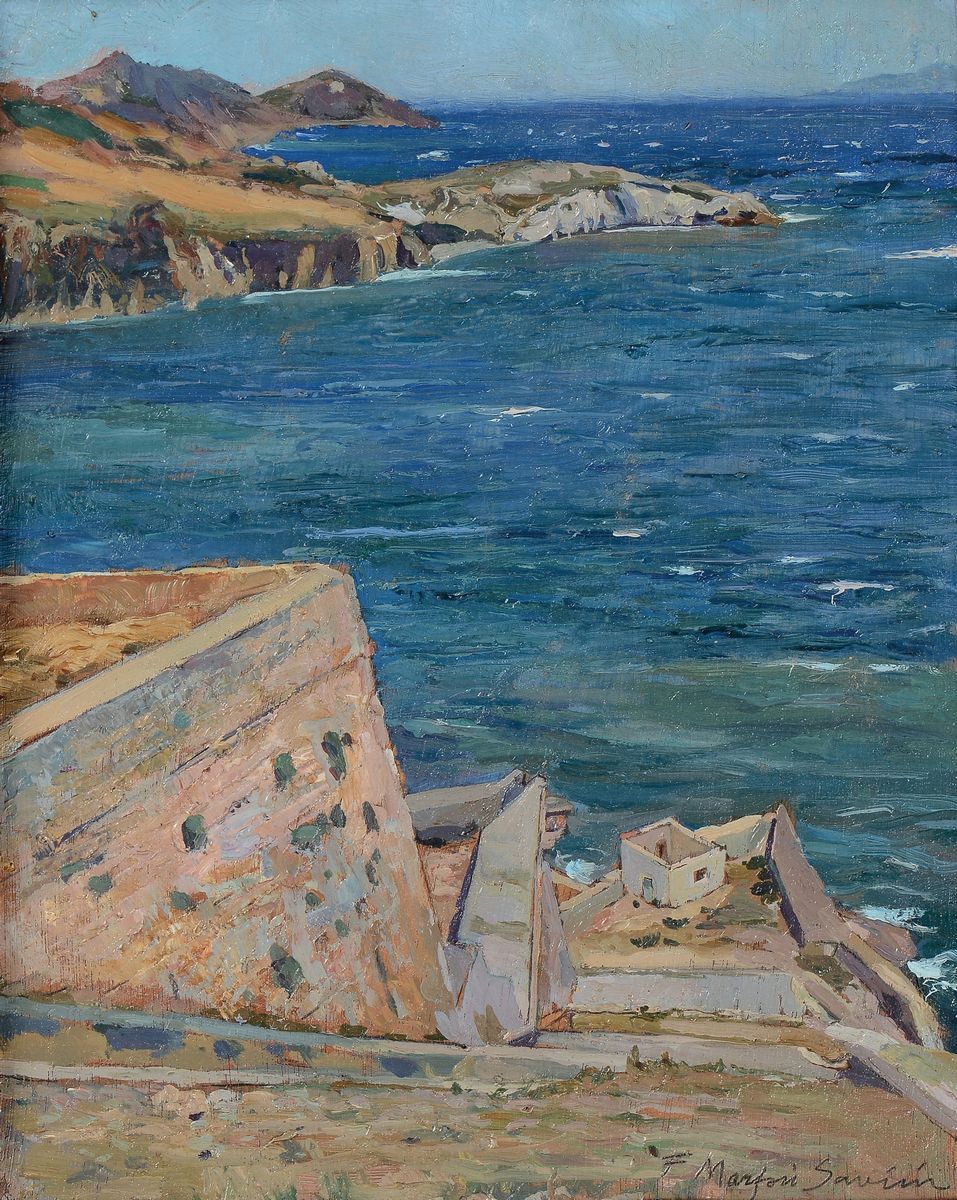 Filippo Martori Savini (1877-1952)coppia di Vedute