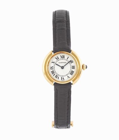 Cartier, Ronde, Cassa No. 670801339, Orologio da Polso, da Donna , in Oro Giallo 18k con Chiusura...