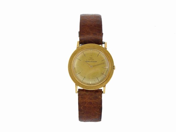 JAEGER LECOULTRE, case No. 937491, 18K yellow gold wristwatch. Made circa 1960