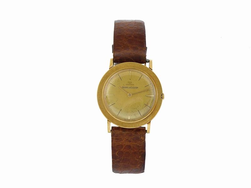 Jaeger LeCoultre, cassa No. 937491, orologio da polso, in oro giallo 18K. Realizzato circa nel 1960  - Asta Orologi da Polso e da Tasca - Cambi Casa d'Aste