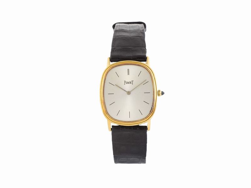 PIAGET, case No. 385026, 18K yellow gold wristwatch. Made circa 1980  - Auction Watches and Pocket Watches - Cambi Casa d'Aste