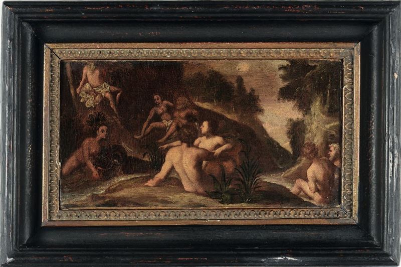Scuola Italiana del XVII secolo Scena mitologica  - Auction Old Masters Paintings - Cambi Casa d'Aste