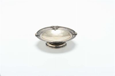 Piccola Alzatina Rotonda in Argento, Ausburg, XX Secolo