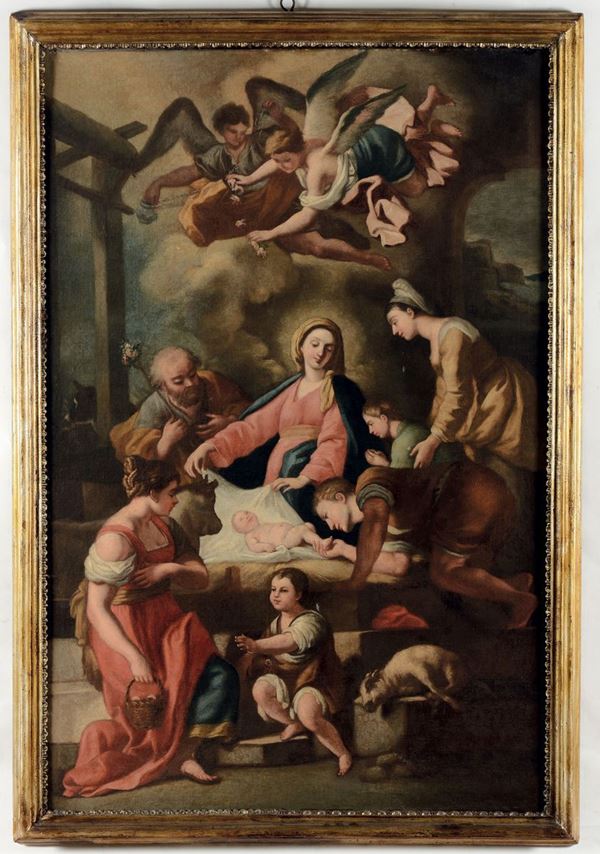 Francesco Solimena (Napoli 1657-1747), ambito di Natività