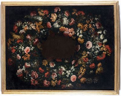 Pittore Emiliano del XVII Secolocorona Floreale