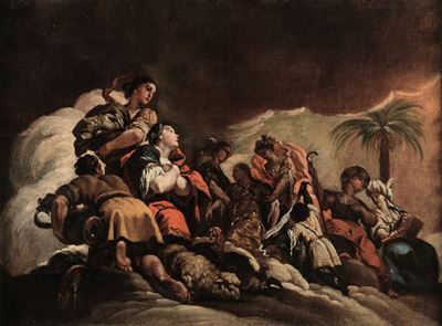 Giovanni Camillo Sagrestani (firenze 1660-1731)scena Allegorica Scena Allegorica