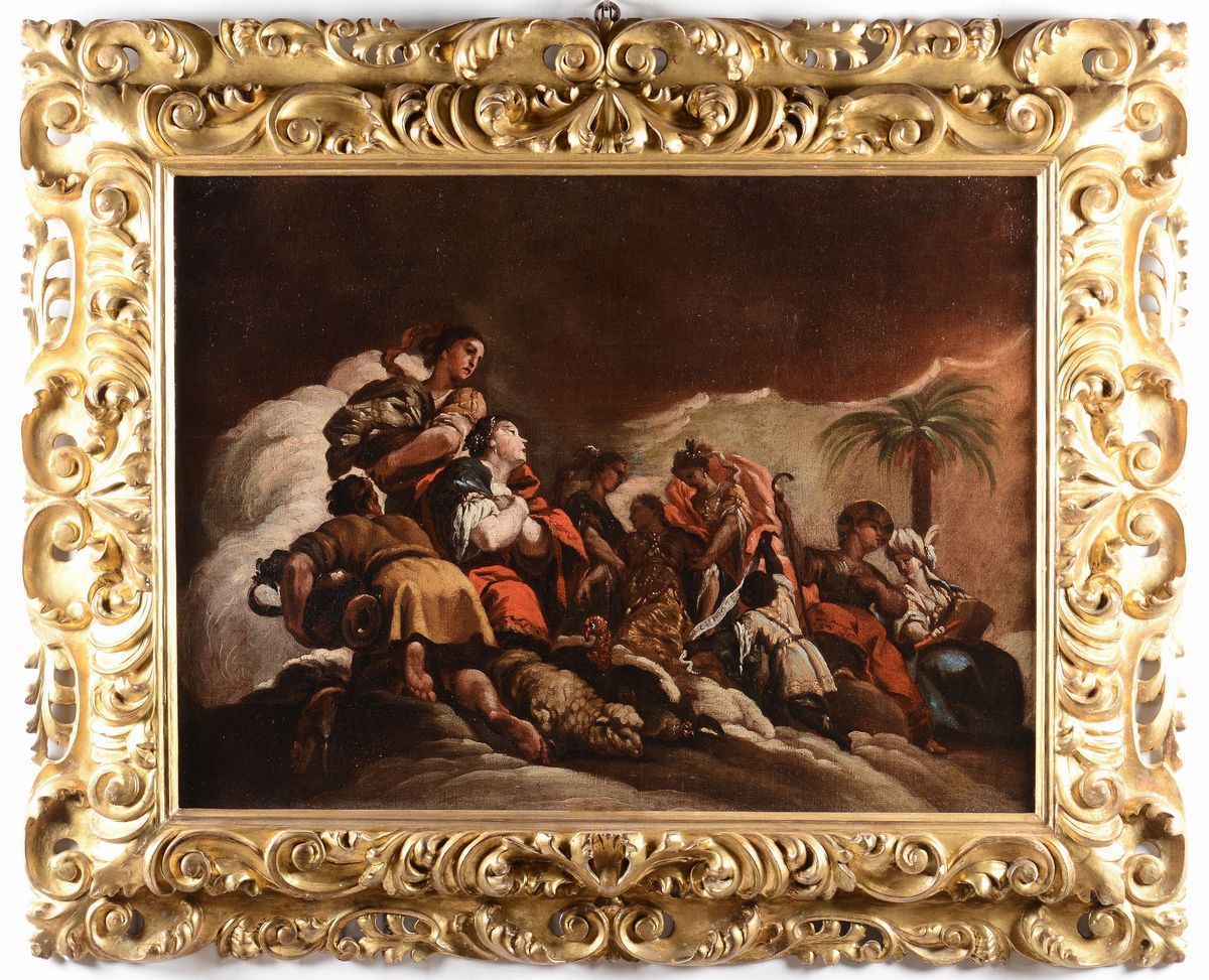 Giovanni Camillo Sagrestani (firenze 1660-1731)scena Allegorica Scena Allegorica